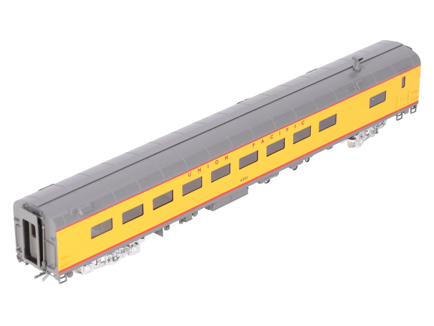 Wasatch 4000-4003 HO Brass Union Pacific Lunch Counter Diner Car - painted/Box