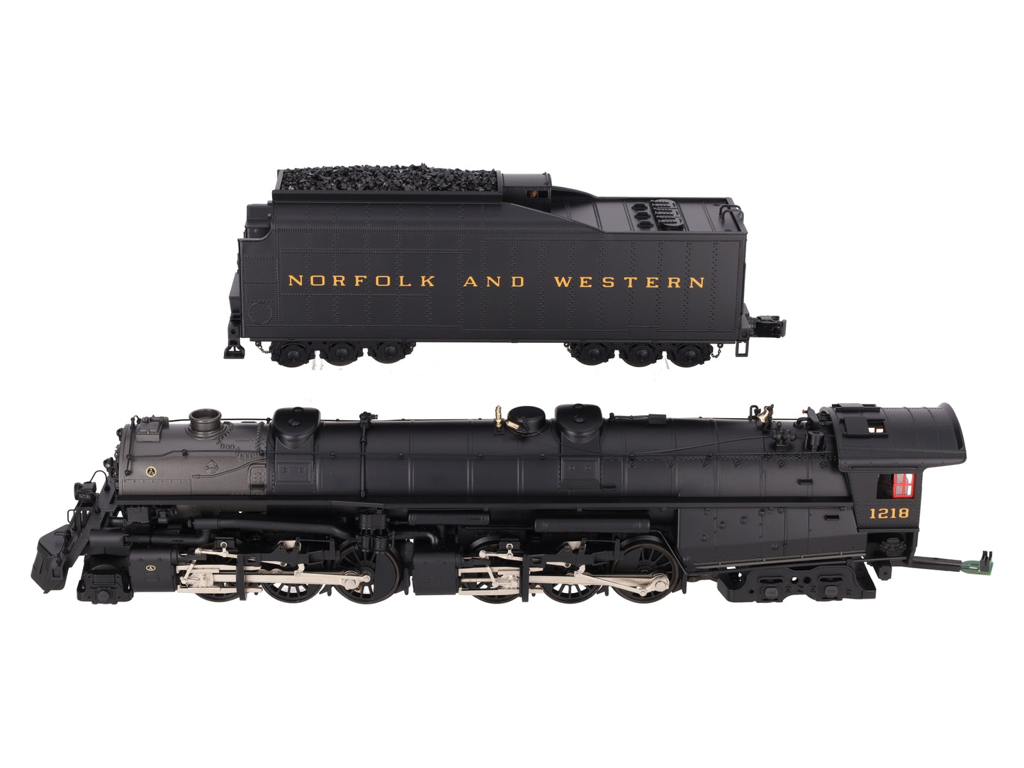 MTH 20-3271-1 N&W 2-6-6-4 Class A Steam Engine #1218 (Hi-Rail Wheels) w/PS2 LN/Box