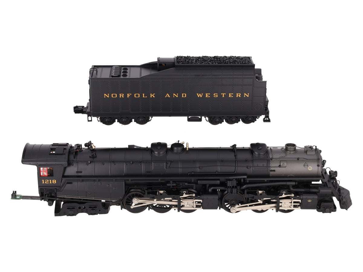 MTH 20-3271-1 N&W 2-6-6-4 Class A Steam Engine #1218 (Hi-Rail Wheels) w/PS2