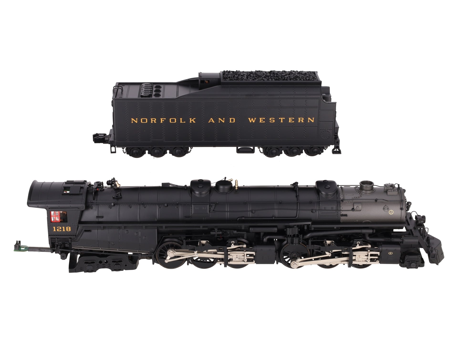 MTH 20-3271-1 N&W 2-6-6-4 Class A Steam Engine #1218 (Hi-Rail Wheels) w/PS2 LN/Box