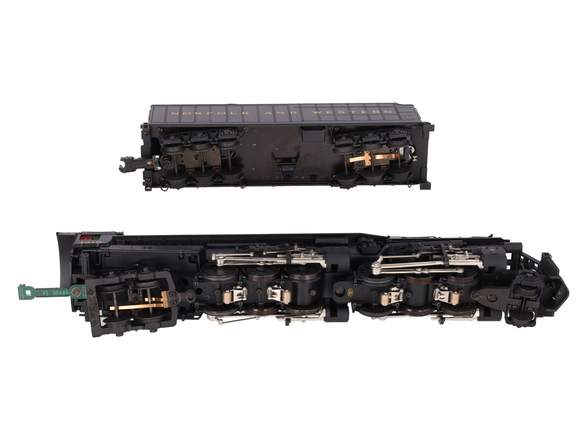MTH 20-3271-1 N&W 2-6-6-4 Class A Steam Engine #1218 (Hi-Rail Wheels) w/PS2 LN/Box