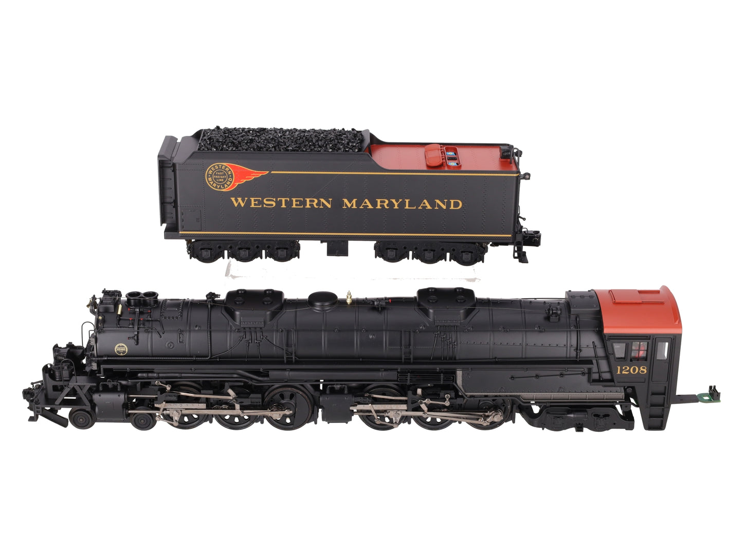 MTH 20-3242-1 WM 4-6-6-4 M-2 Challenger Steam Locomotive w/PS2 #1208 EX/Box