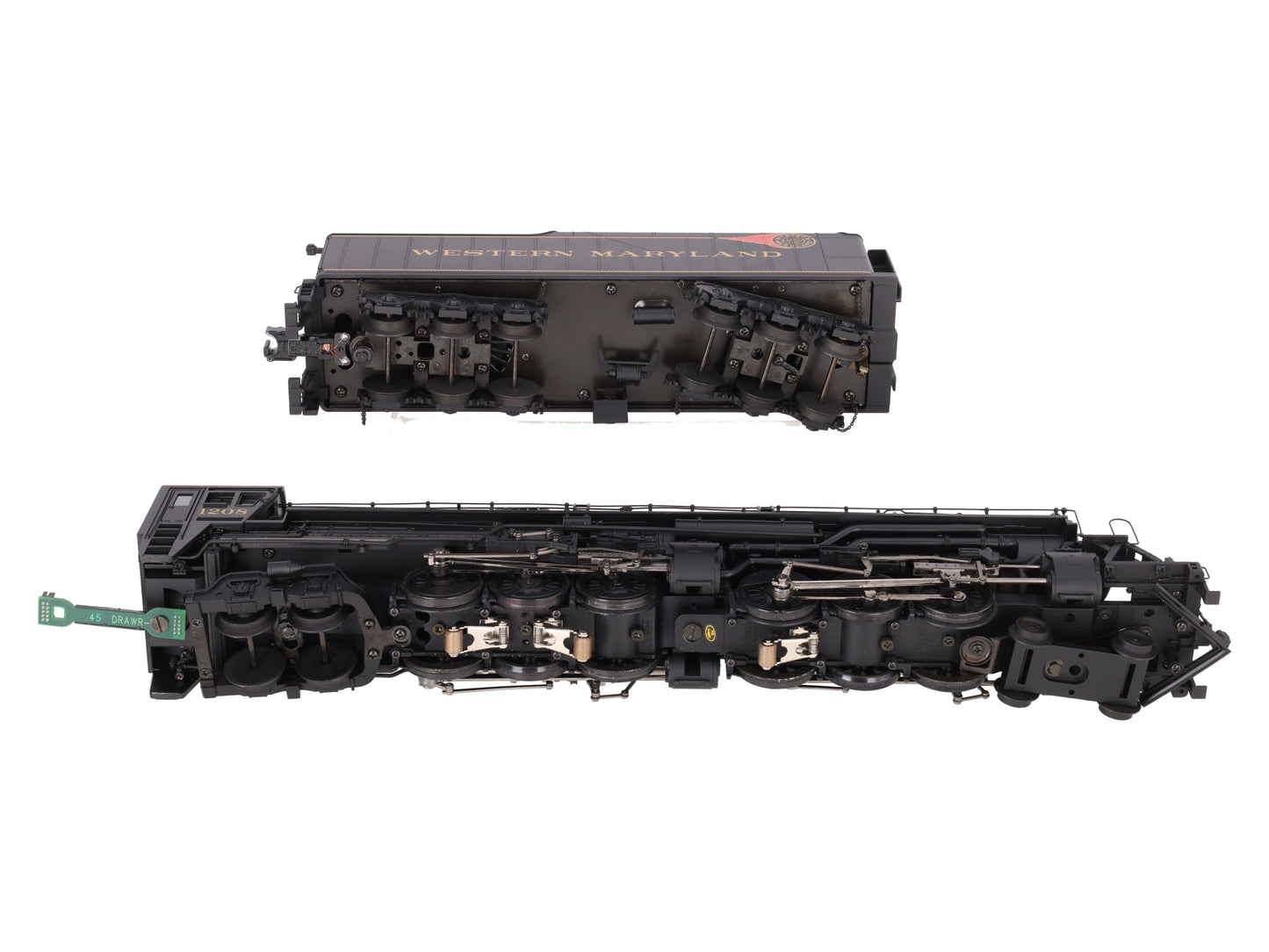 MTH 20-3242-1 WM 4-6-6-4 M-2 Challenger Steam Locomotive w/PS2 #1208 EX/Box