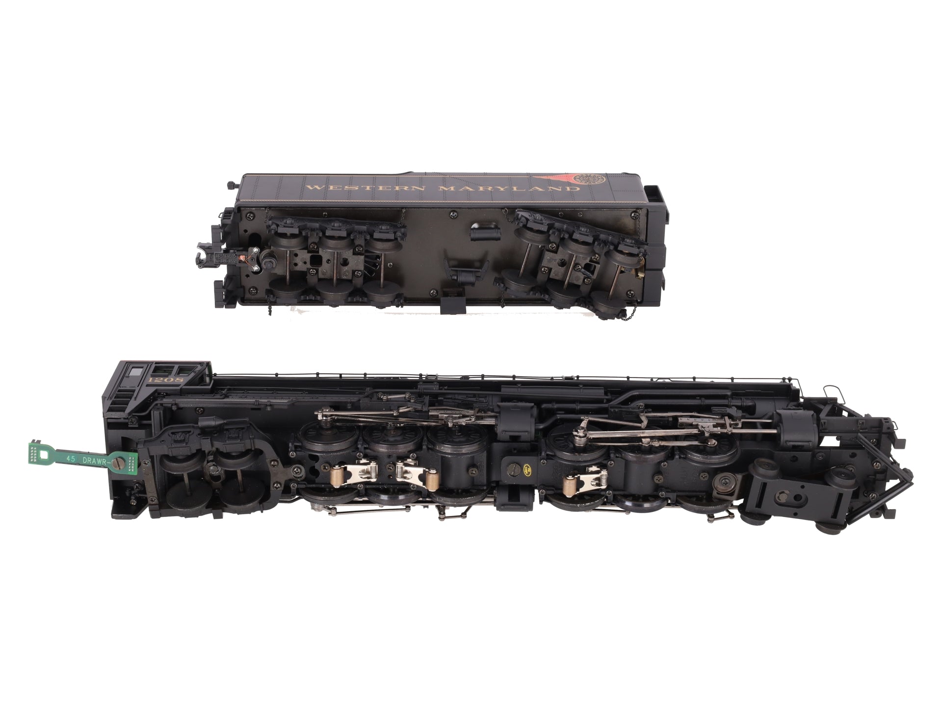 MTH 20-3242-1 WM 4-6-6-4 M-2 Challenger Steam Locomotive w/PS2 #1208 EX/Box
