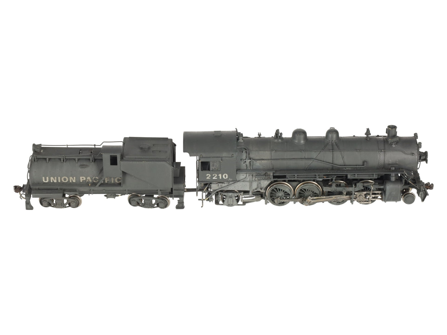 United Models HO BRASS UP 2-8-2 Mikado Steam Loco & Tender #2210 - Painted/Box
