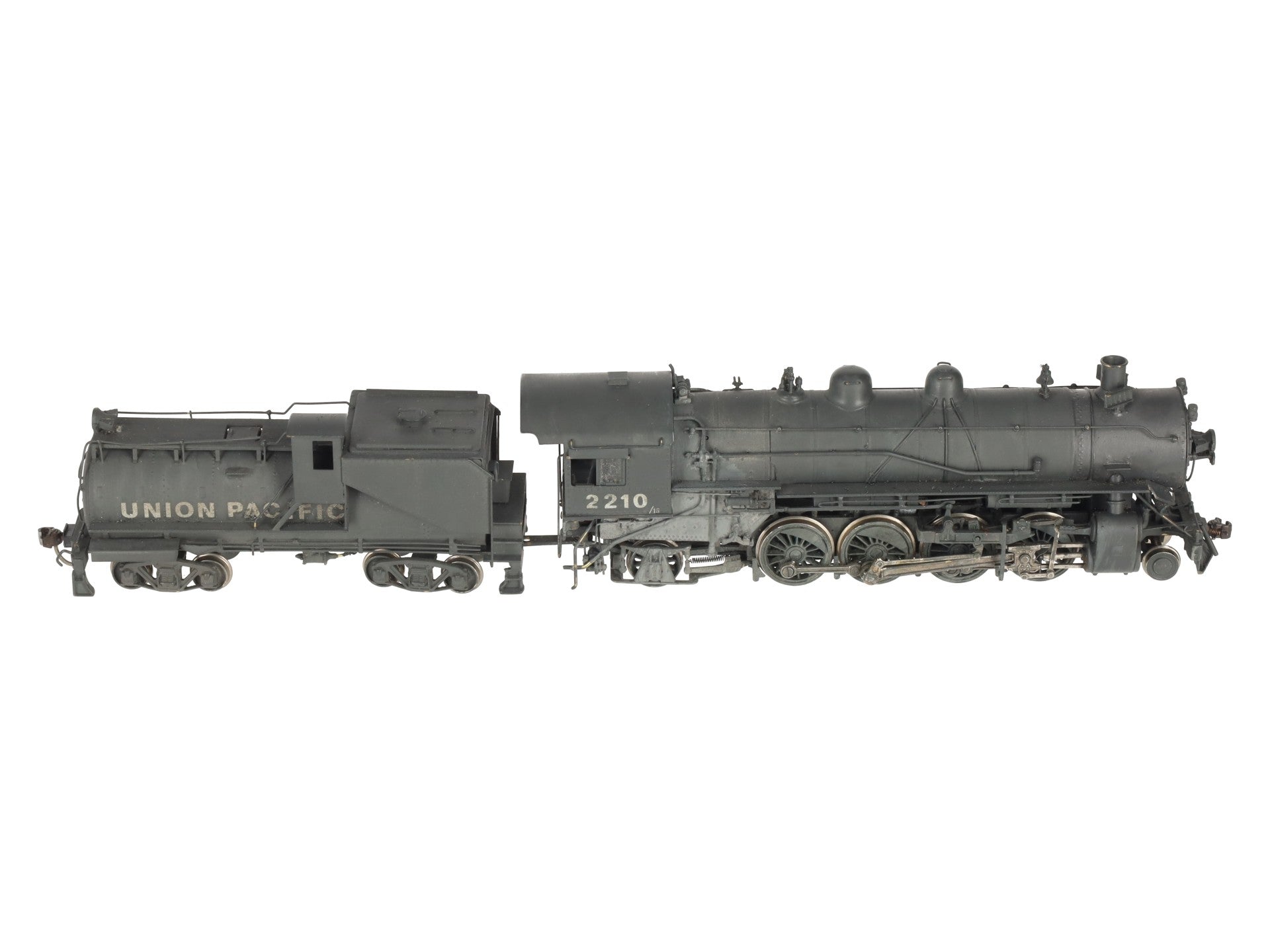 United Models HO BRASS UP 2-8-2 Mikado Steam Loco & Tender #2210 - Painted/Box