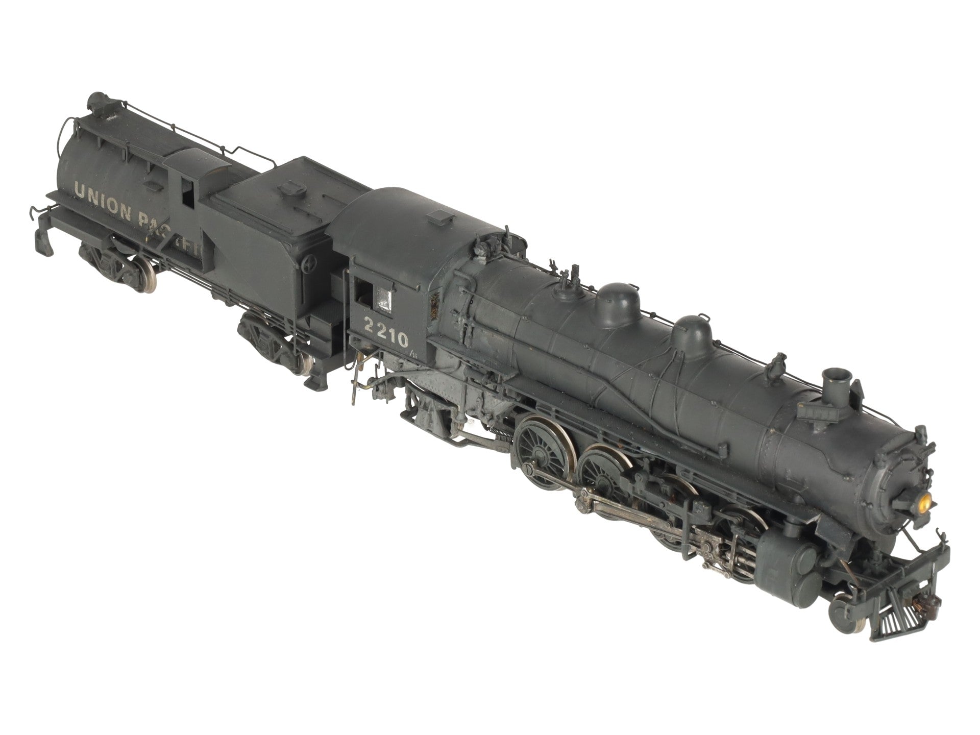 United Models HO BRASS UP 2-8-2 Mikado Steam Loco & Tender #2210 - Painted/Box