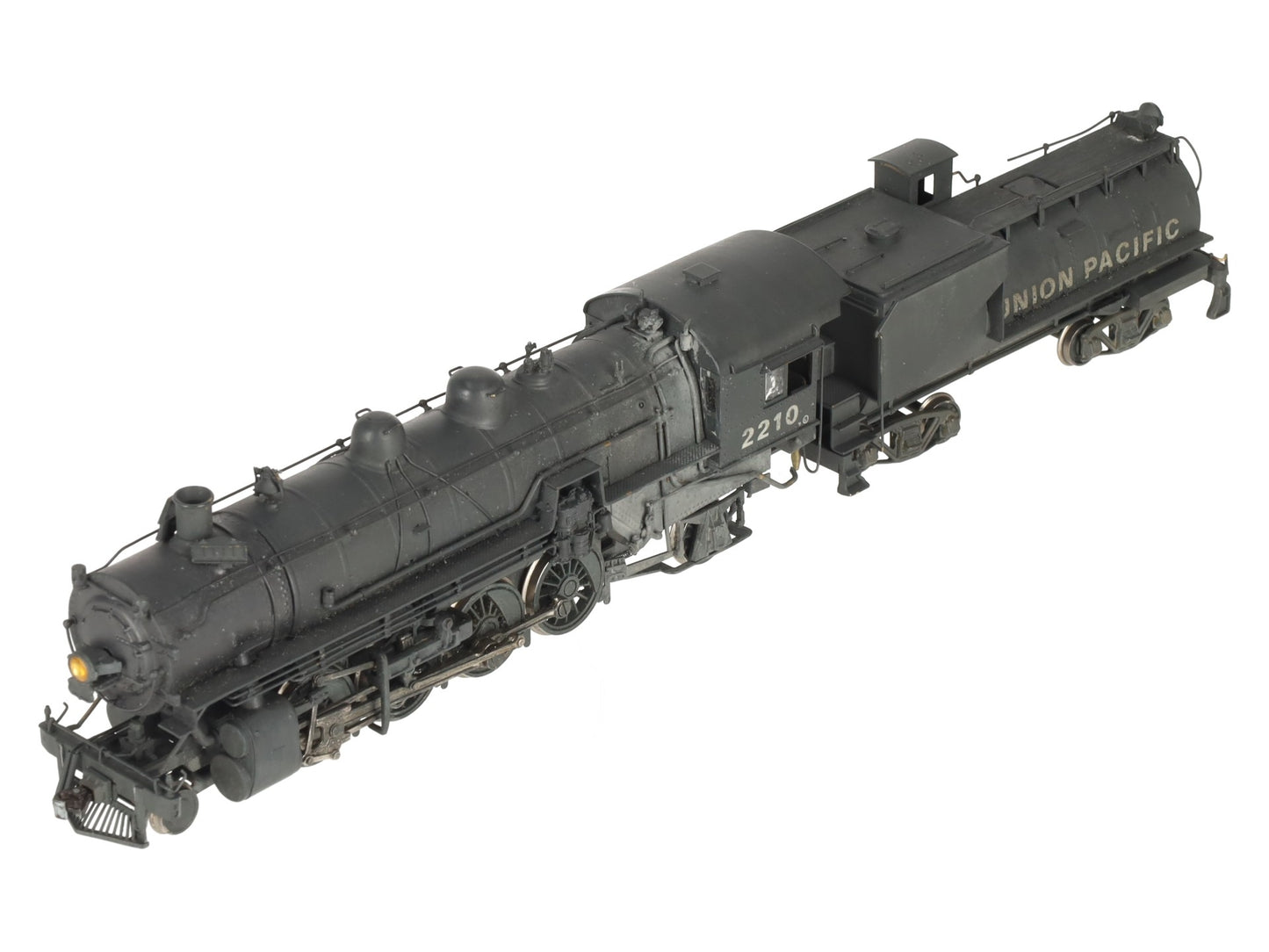 United Models HO BRASS UP 2-8-2 Mikado Steam Loco & Tender #2210 - Painted/Box
