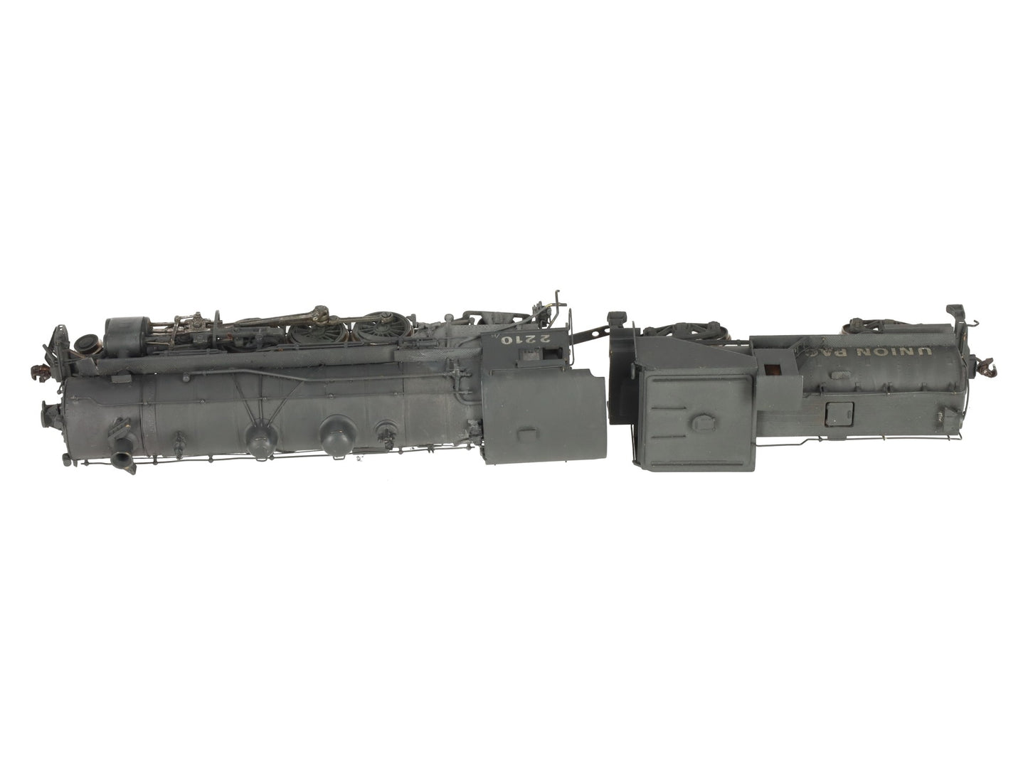 United Models HO BRASS UP 2-8-2 Mikado Steam Loco & Tender #2210 - Painted/Box
