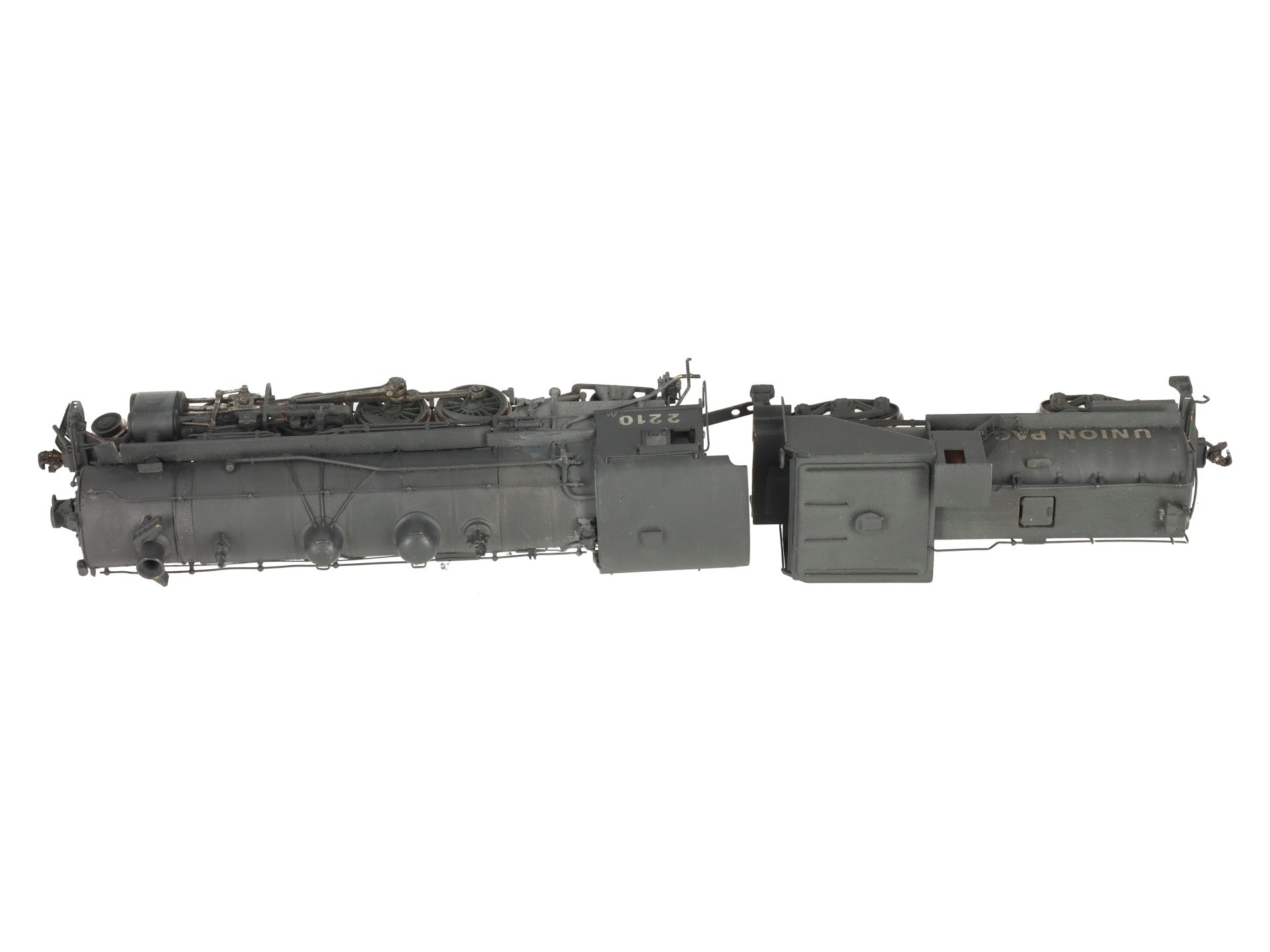 United Models HO BRASS UP 2-8-2 Mikado Steam Loco & Tender #2210 - Painted/Box