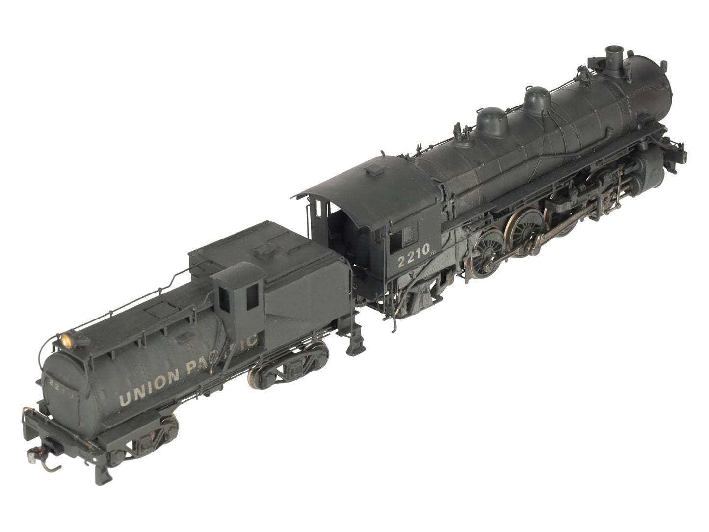United Models HO BRASS UP 2-8-2 Mikado Steam Loco & Tender #2210 - Painted/Box