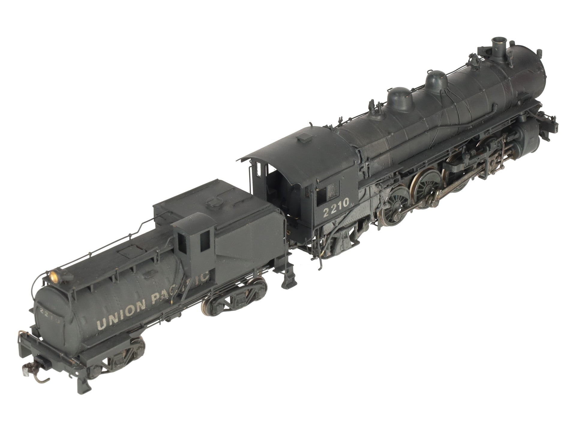 United Models HO BRASS UP 2-8-2 Mikado Steam Loco & Tender #2210 - Painted/Box