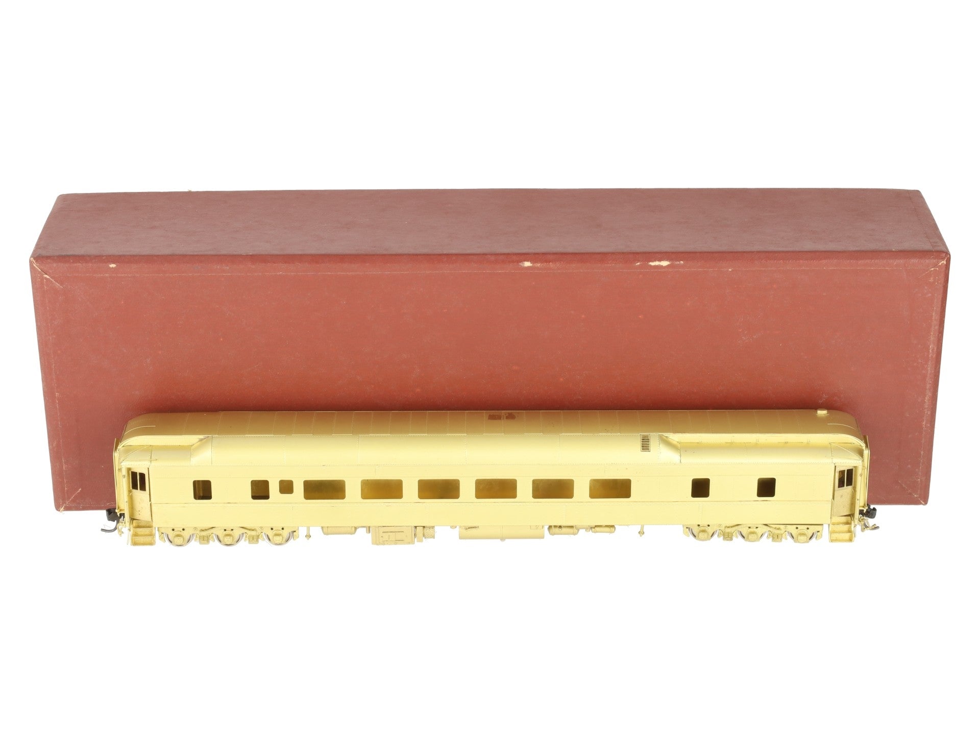 P Company HO Brass PRR Keystone Banks Modernized 12-2-3 Pullman Sleeper EX/Box