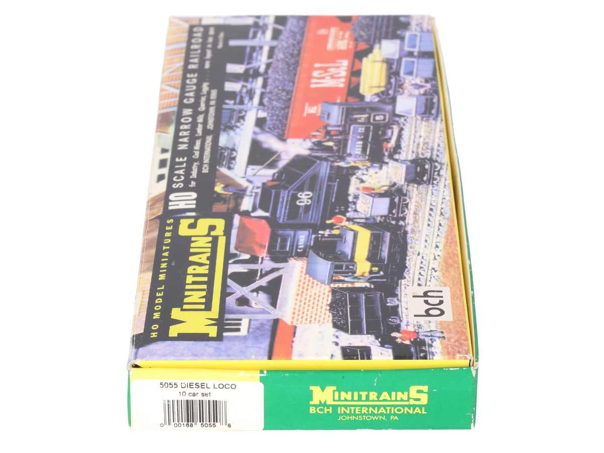 Big City Hobbies 5055 HOn30 Diesel Train Set - Green (Set of 10)