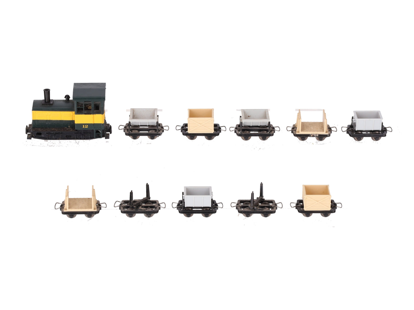 Big City Hobbies 5055 HOn30 Diesel Train Set - Green (Set of 10) EX/Box