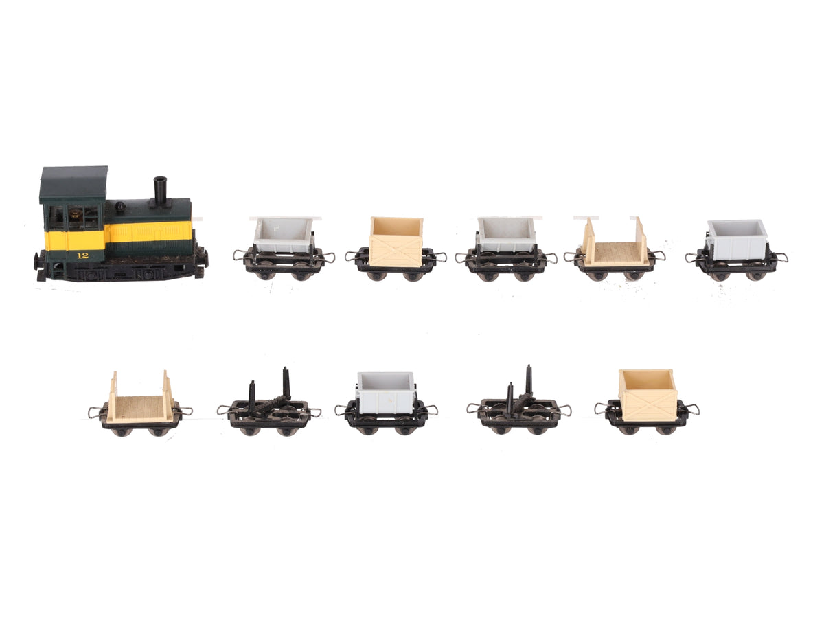 Big City Hobbies 5055 HOn30 Diesel Train Set - Green (Set of 10)