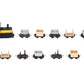 Big City Hobbies 5055 HOn30 Diesel Train Set - Green (Set of 10) EX/Box
