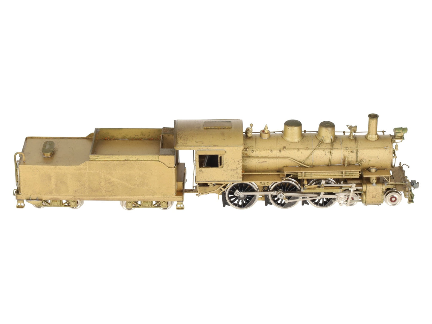 Pacific Fast Mail HO BRASS D&RGW 4-6-0 Steam Loco & Tender - Unpainted VG/Box