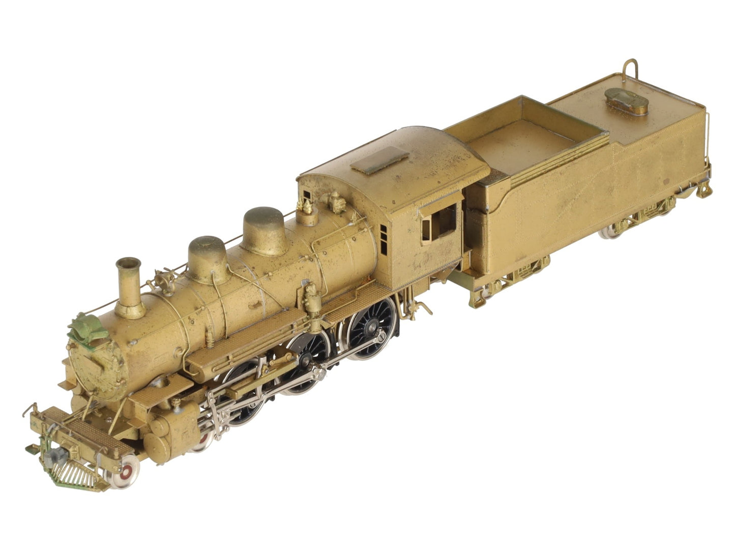 Pacific Fast Mail HO BRASS D&RGW 4-6-0 Steam Loco & Tender - Unpainted VG/Box