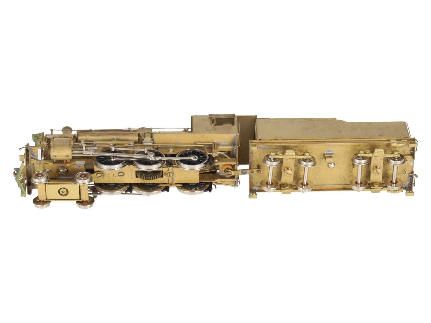 Pacific Fast Mail HO BRASS D&RGW 4-6-0 Steam Loco & Tender - Unpainted VG/Box
