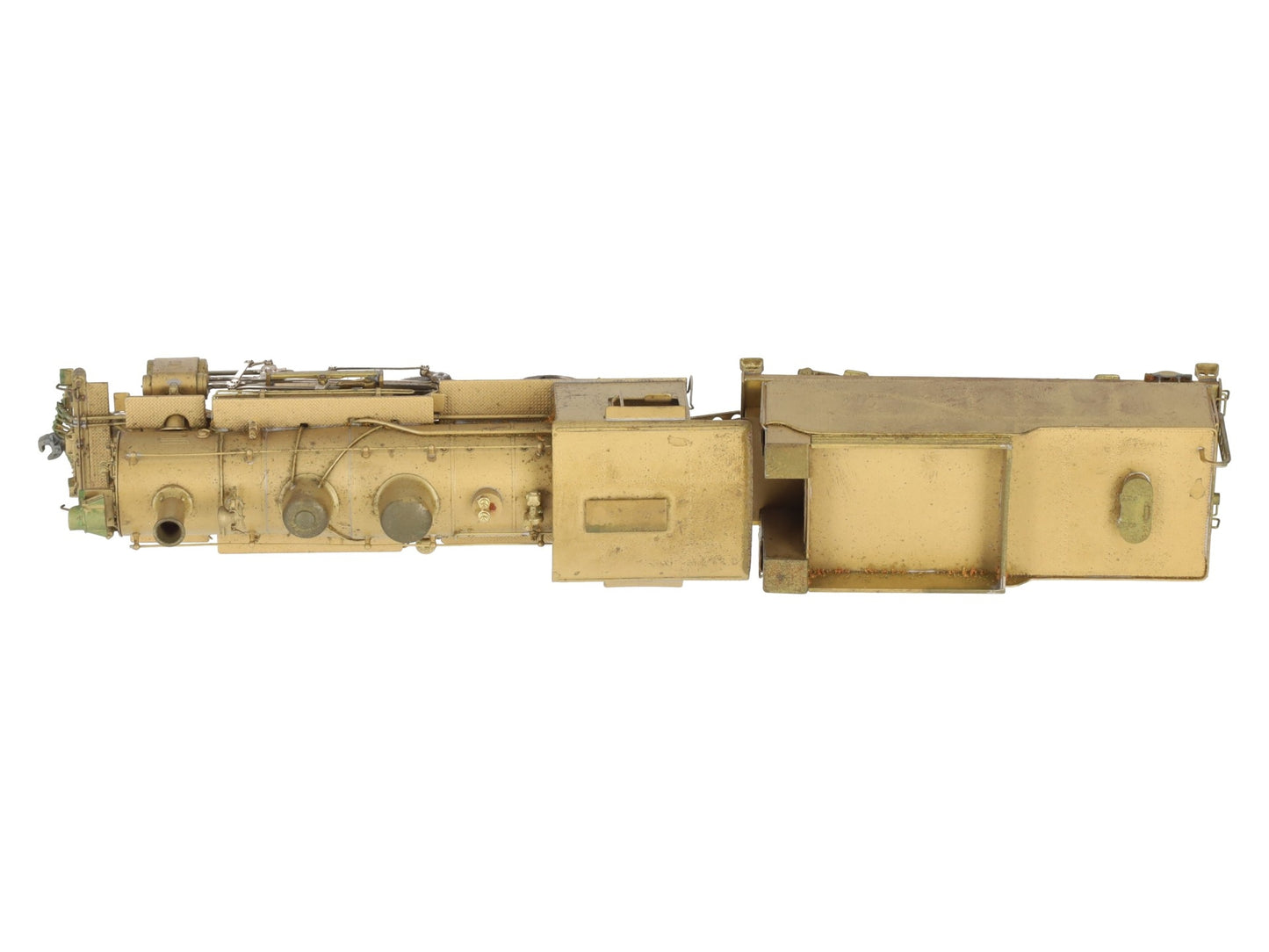 Pacific Fast Mail HO BRASS D&RGW 4-6-0 Steam Loco & Tender - Unpainted VG/Box