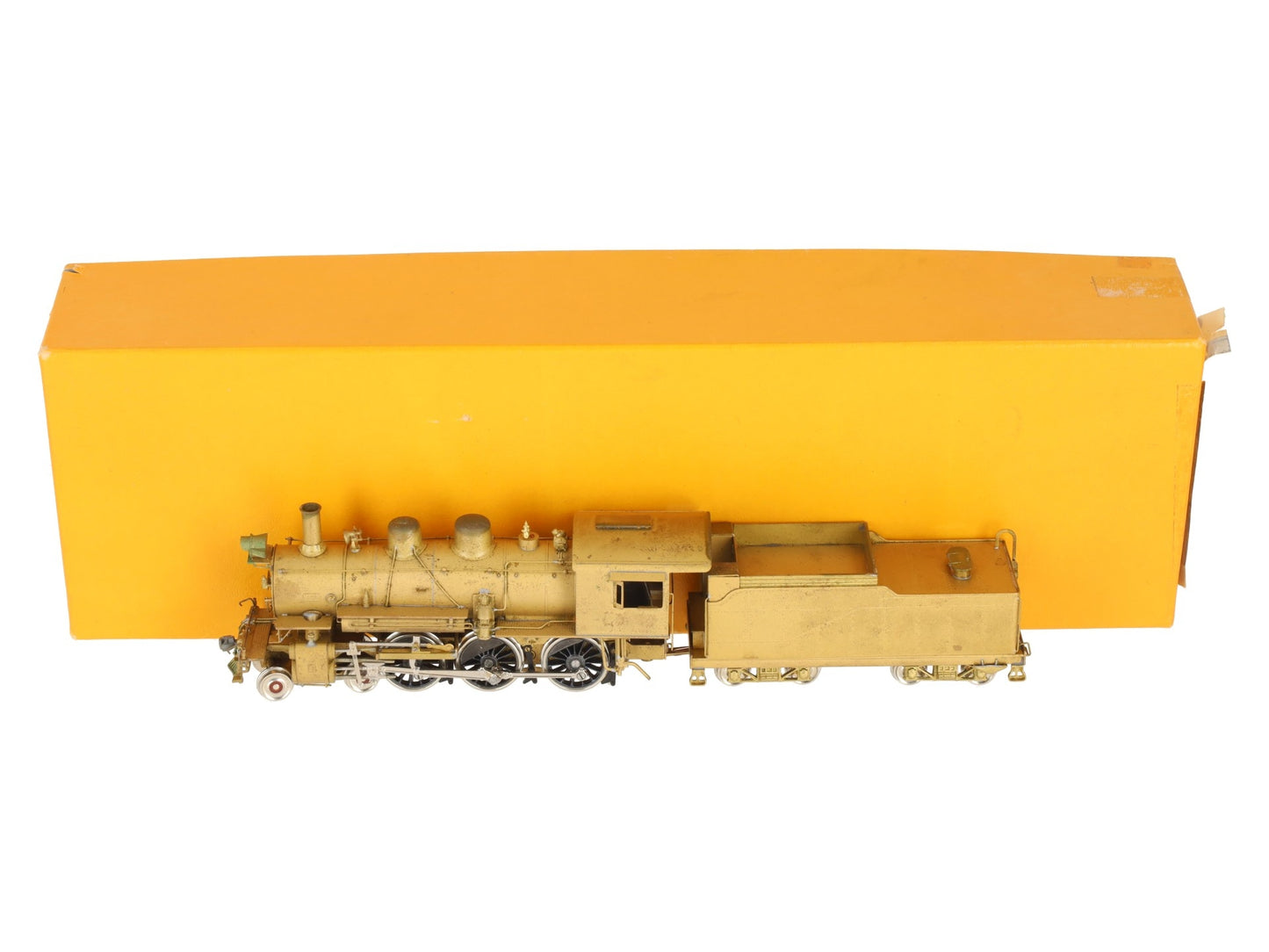Pacific Fast Mail HO BRASS D&RGW 4-6-0 Steam Loco & Tender - Unpainted VG/Box