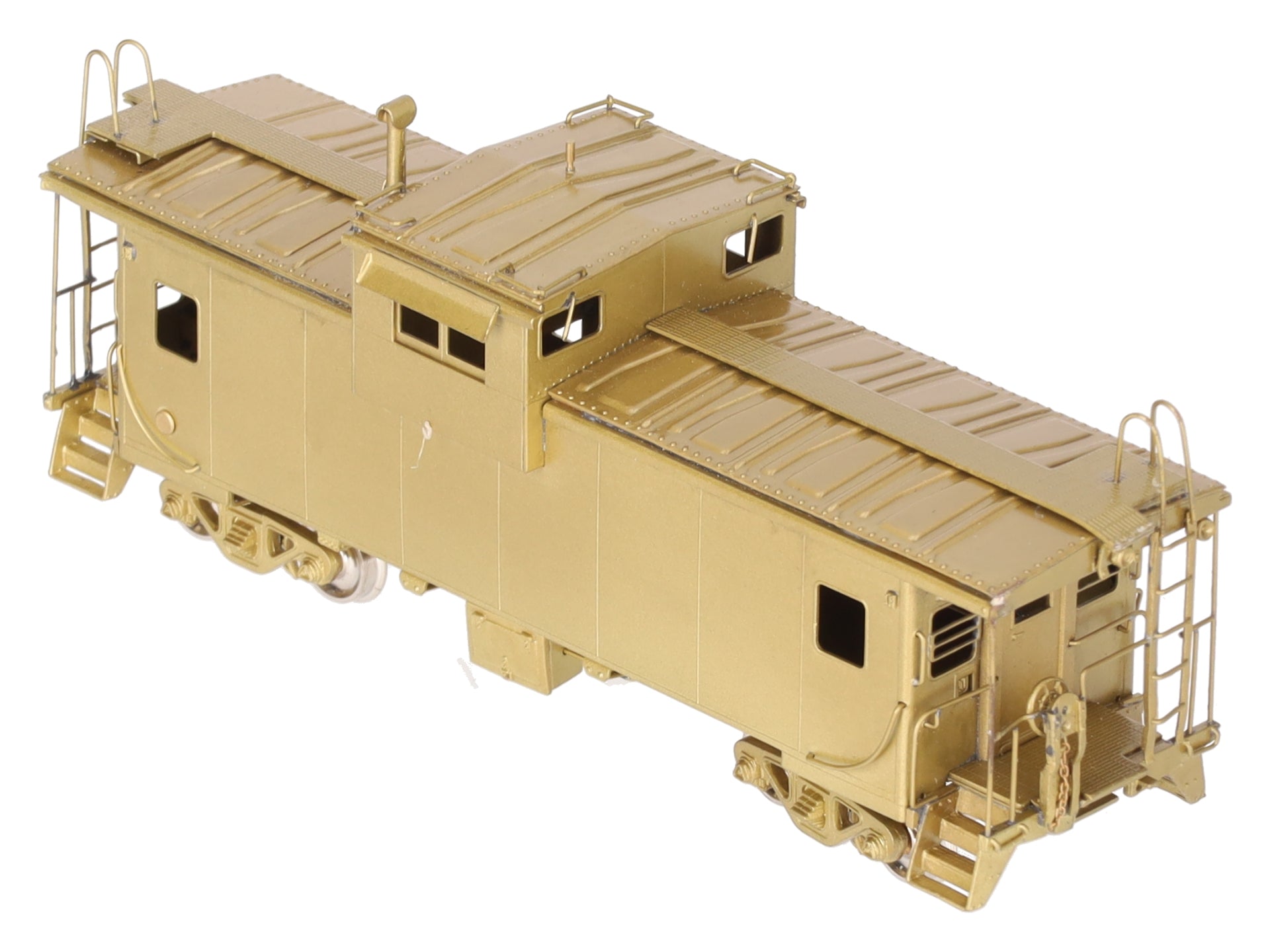 Overland OMI-1154 HO BRASS D&RGW Wide Vision Caboose - Unpainted EX/Box