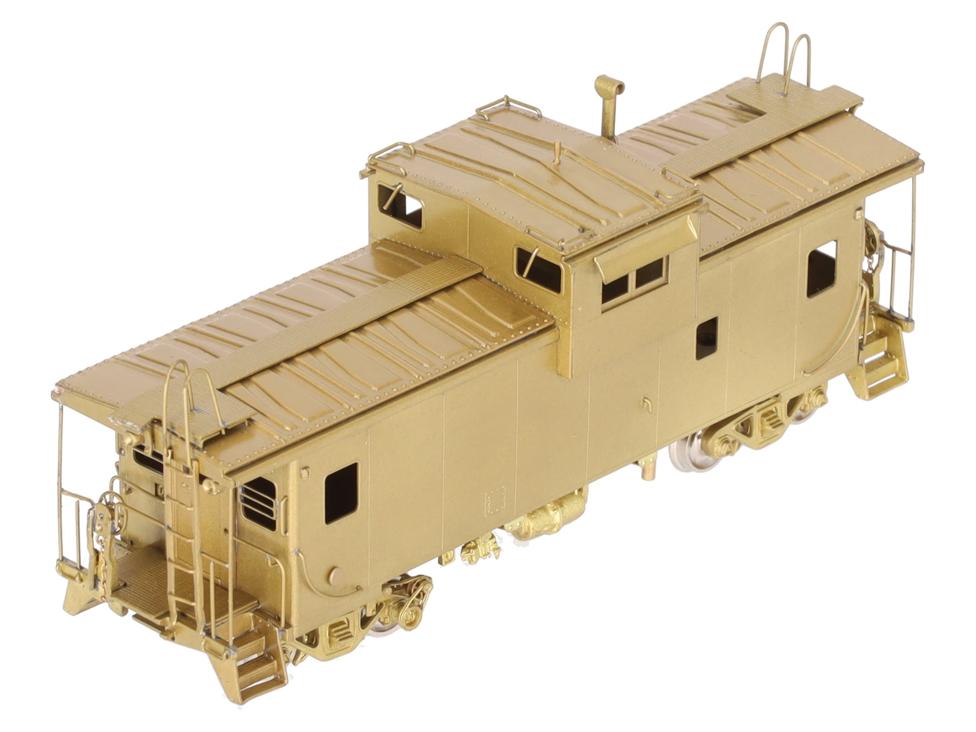 Overland OMI-1154 HO BRASS D&RGW Wide Vision Caboose - Unpainted EX/Box