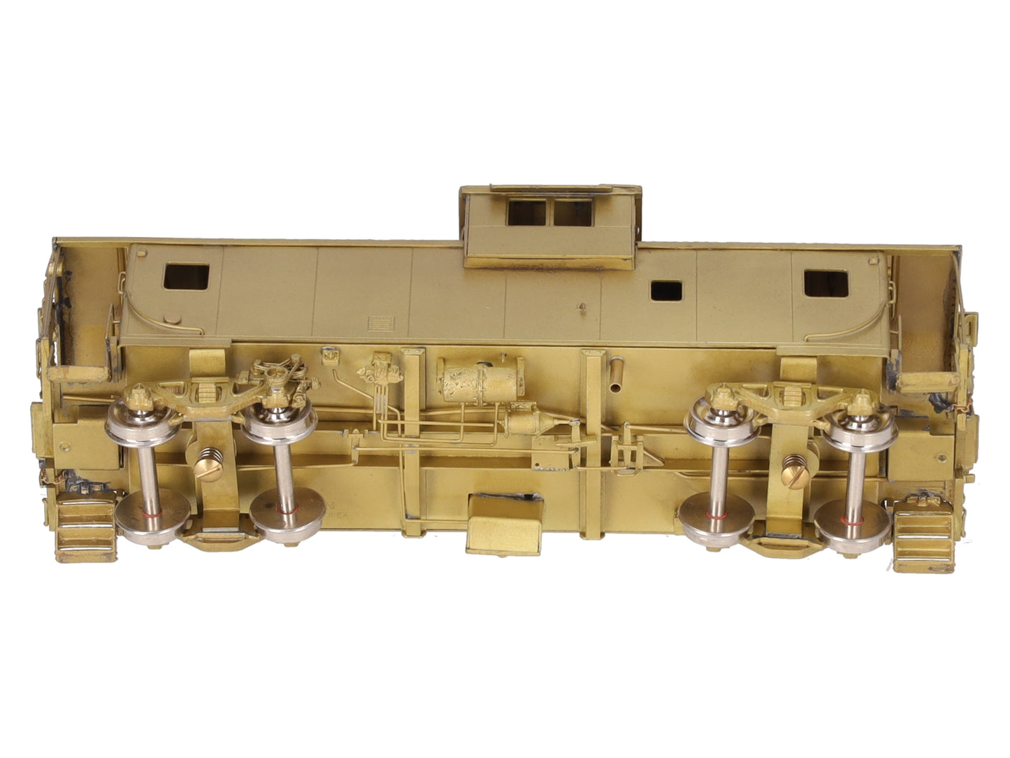 Overland OMI-1154 HO BRASS D&RGW Wide Vision Caboose - Unpainted EX/Box