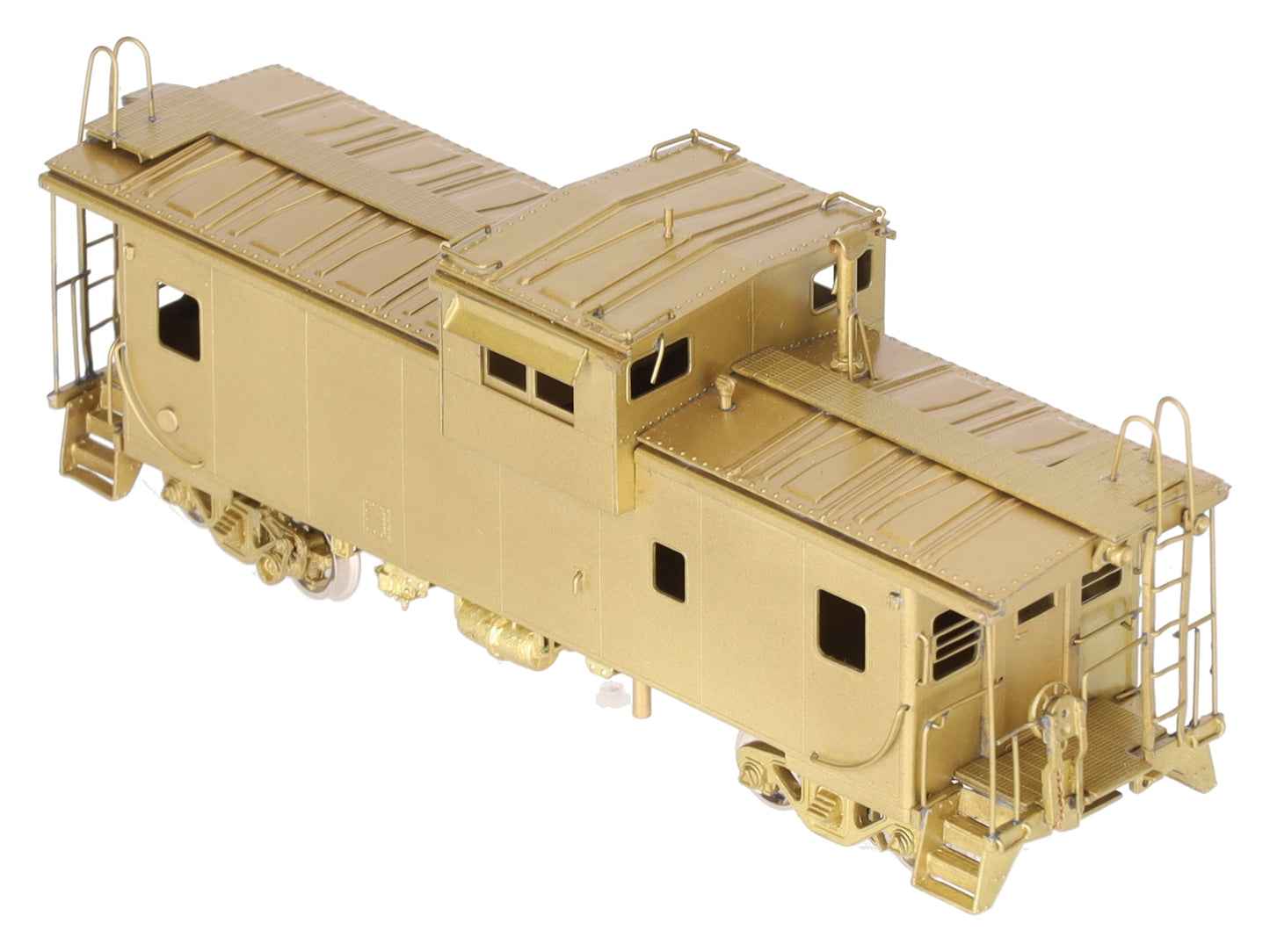 Overland OMI-1154 HO BRASS D&RGW Wide Vision Caboose - Unpainted EX/Box