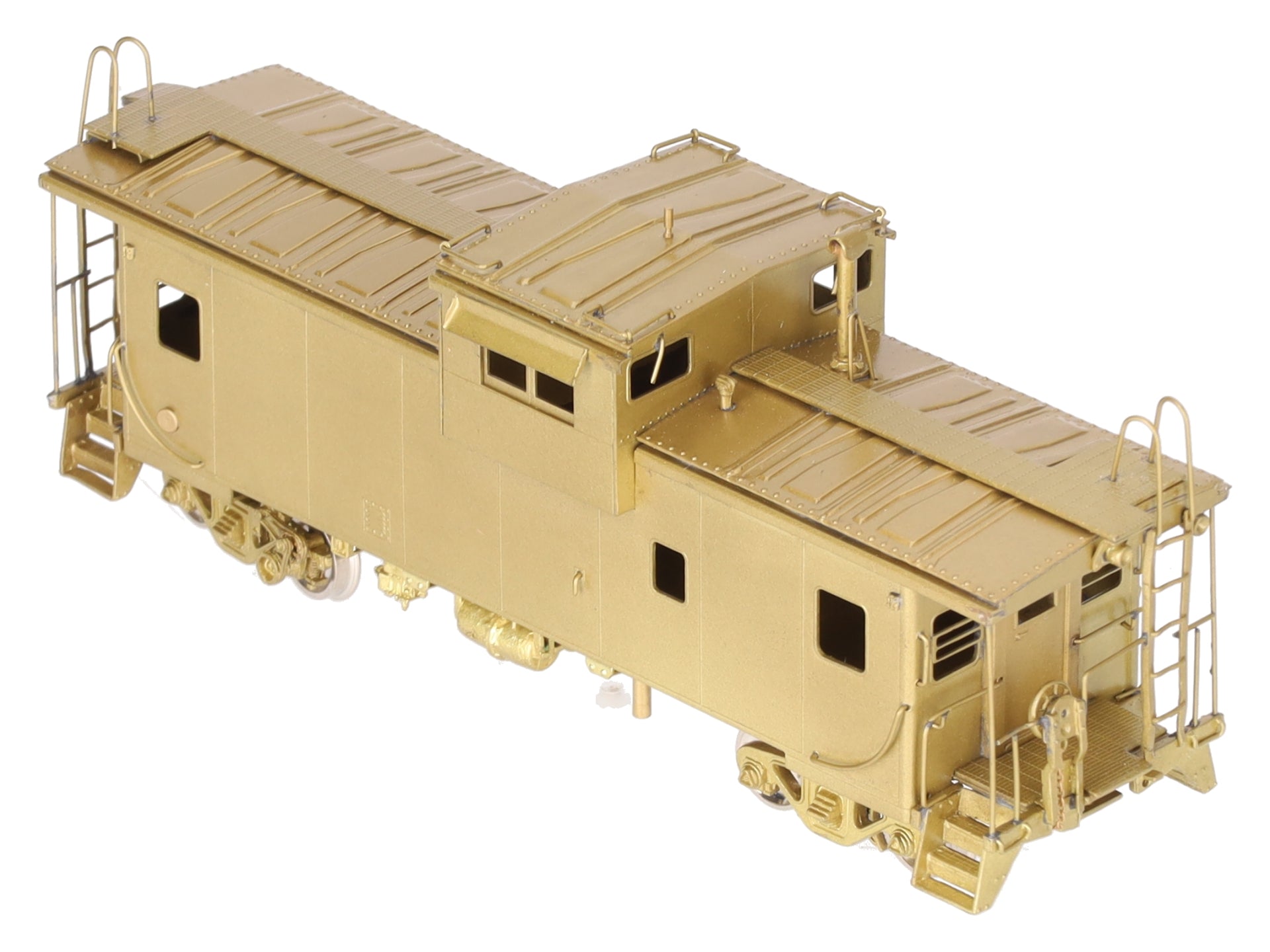 Overland OMI-1154 HO BRASS D&RGW Wide Vision Caboose - Unpainted EX/Box