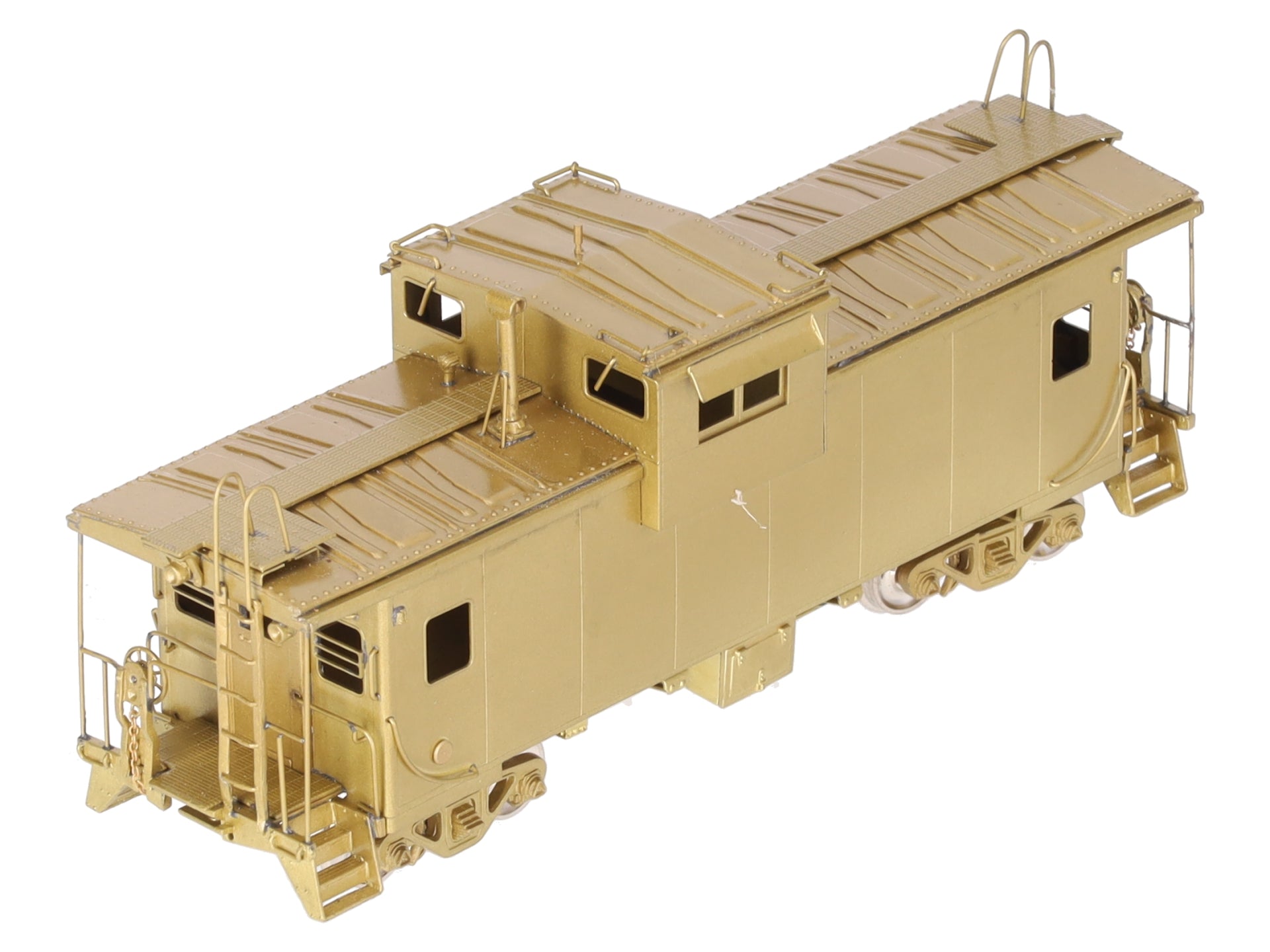 Overland OMI-1154 HO BRASS D&RGW Wide Vision Caboose - Unpainted EX/Box