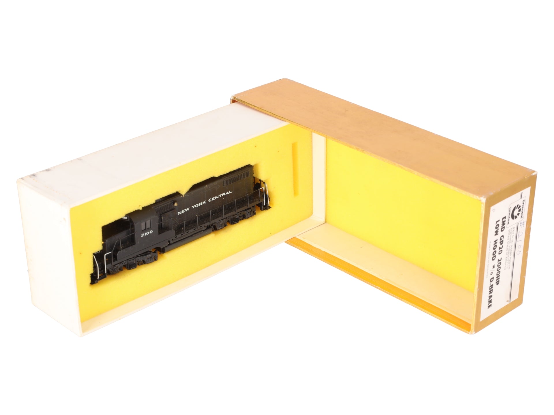 Oriental Limited HO BRASS NYC GP20 2000HP Low Hood Diesel Loco #2100 - Painted EX/Box