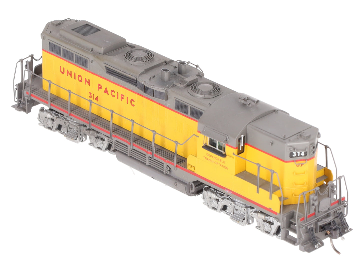 Overland OMI-6217 HO BRASS UP GP9 #314 Elliott Turbocharger 48" Fans - Painted EX/Box
