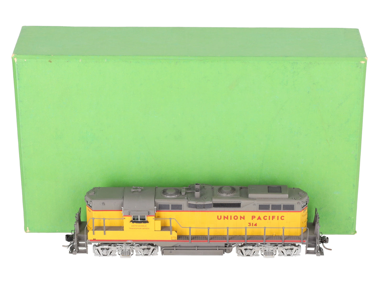 Overland OMI-6217 HO BRASS UP GP9 #314 Elliott Turbocharger 48" Fans - Painted EX/Box