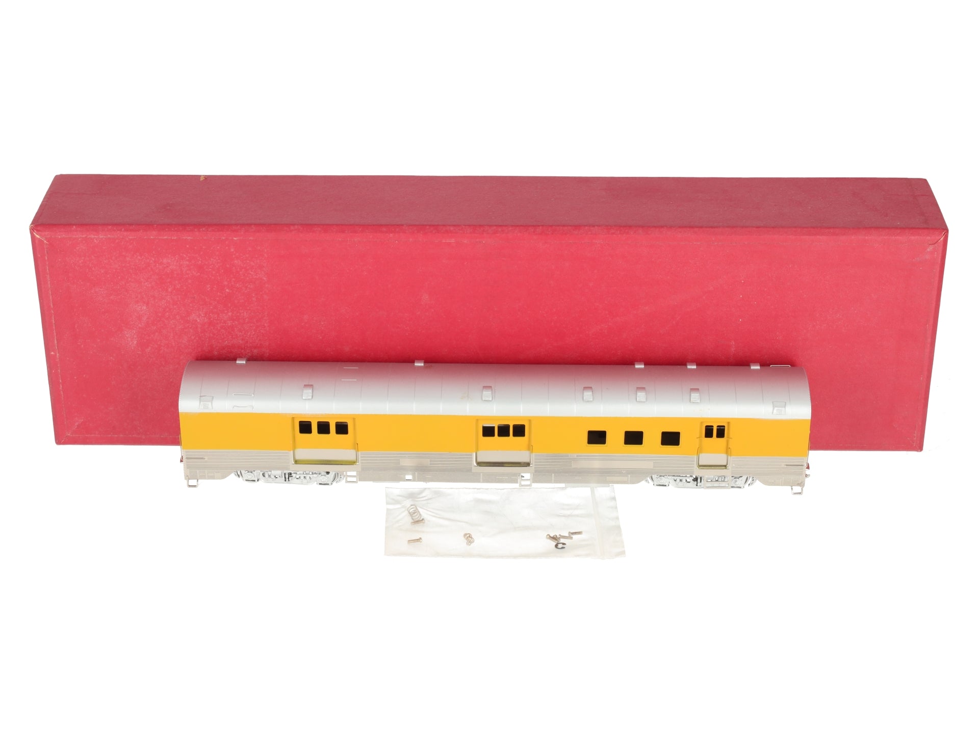 Palace Car Co HO BRASS D&RGW Baggage/RPO Passenger Car #1202/Box