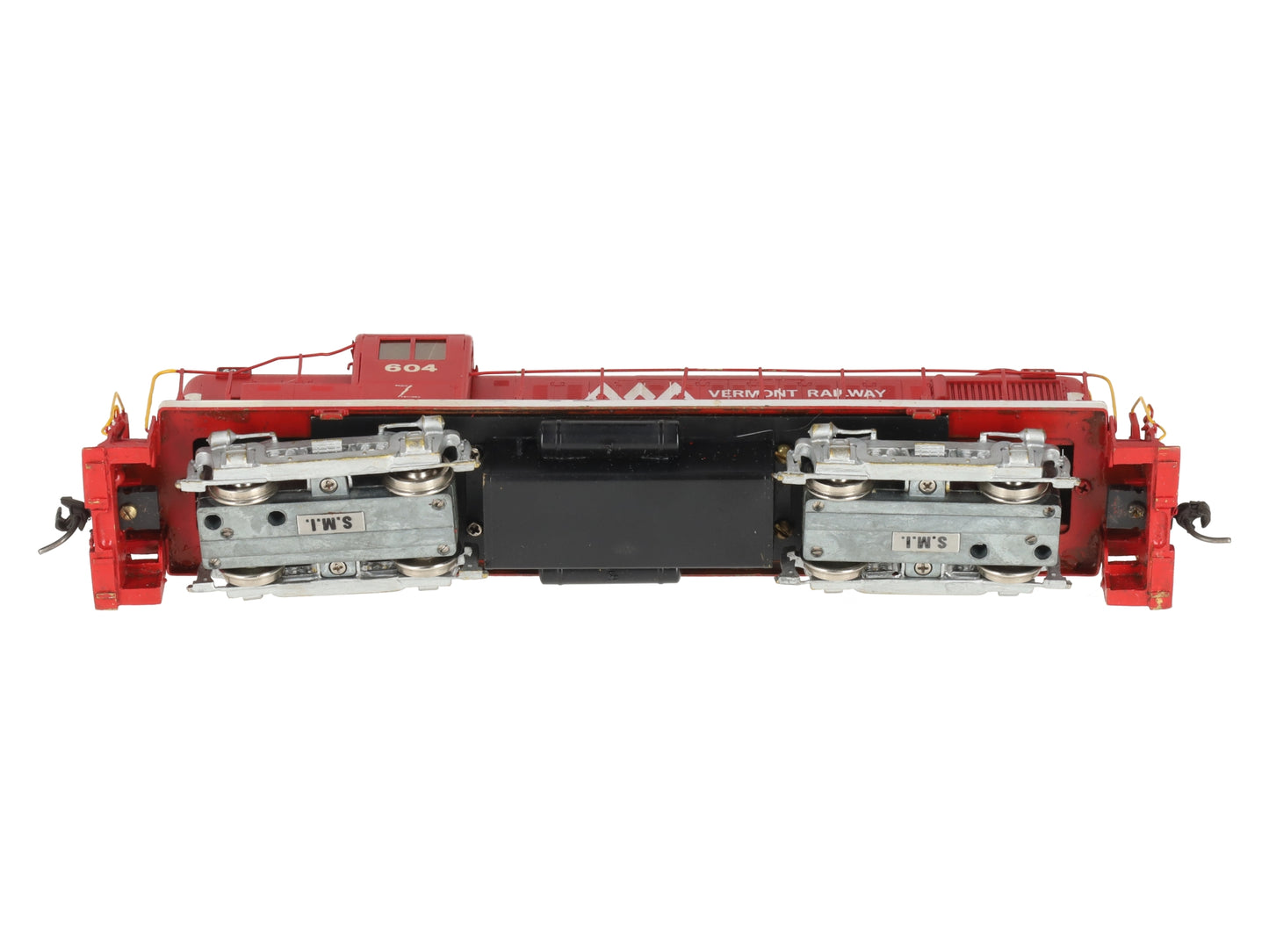 HO BRASS Vermont Railway Alco RS-3 Diesel Locomotive #604 - Painted