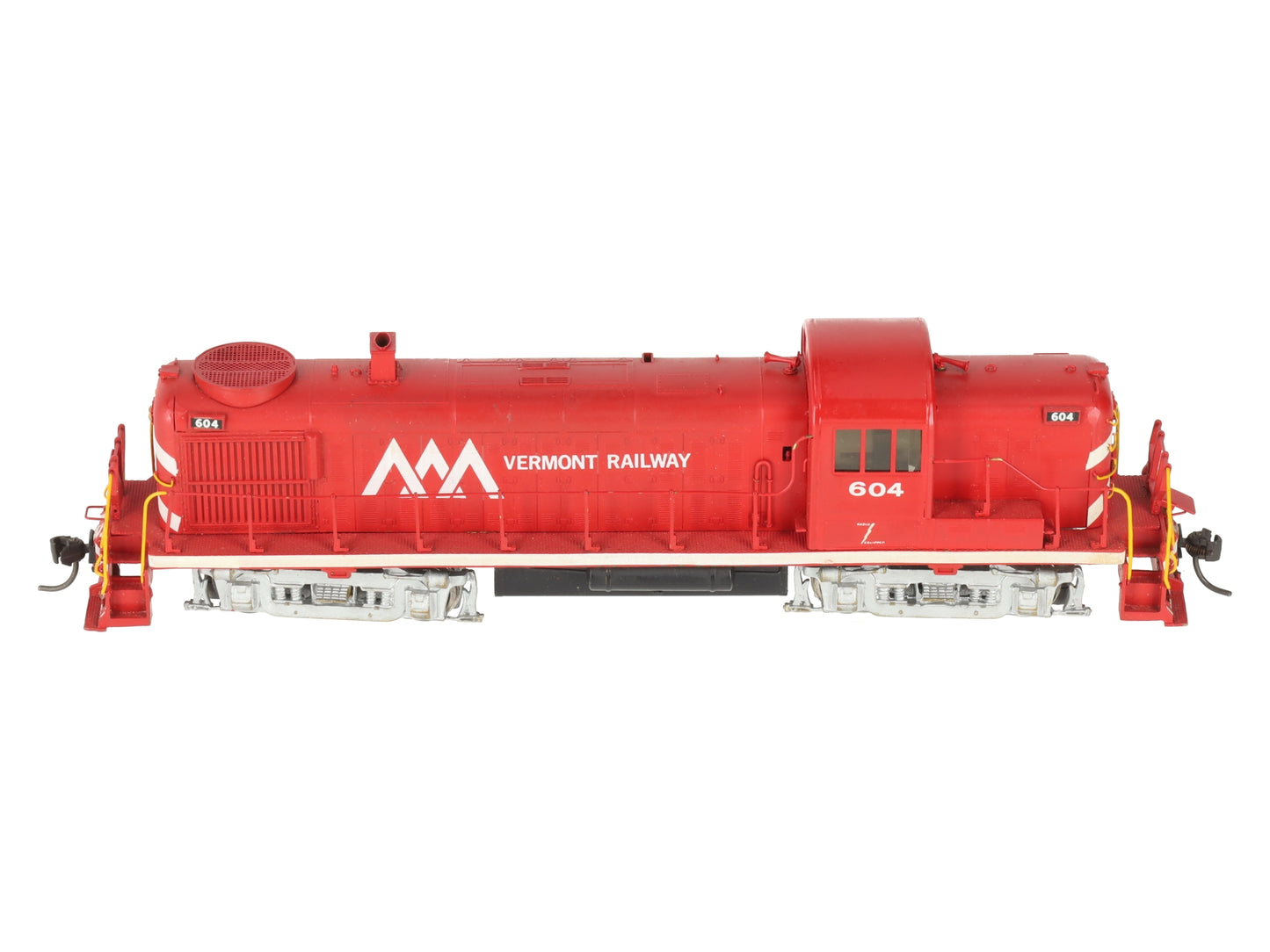 HO BRASS Vermont Railway Alco RS-3 Diesel Locomotive #604 - Painted