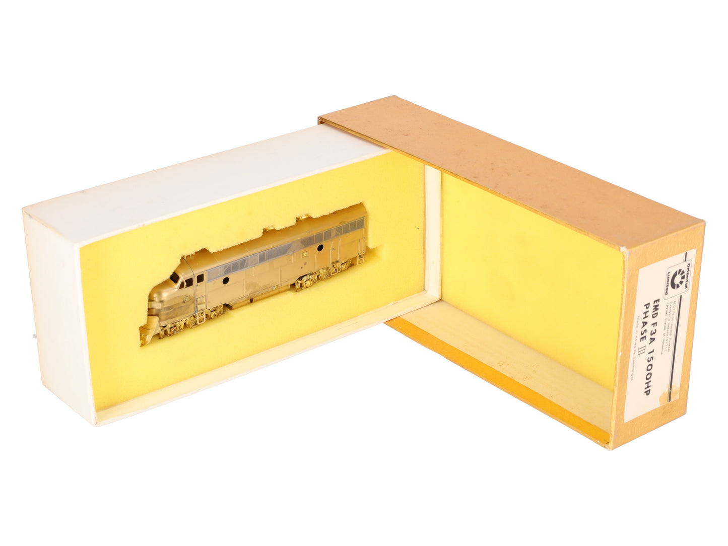 Oriental Limited HO BRASS GN EMD F3A 1500HP Phase III Diesel Loco - Unpainted EX/Box