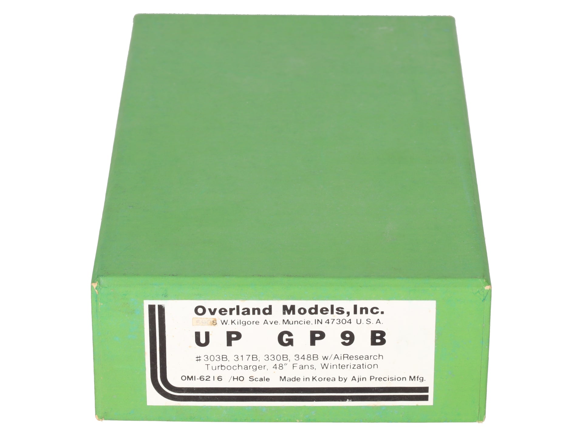 Overland 6216 HO BRASS UP GP-9B Diesel w/AI Research Turbocharger - Unpainted EX/Box