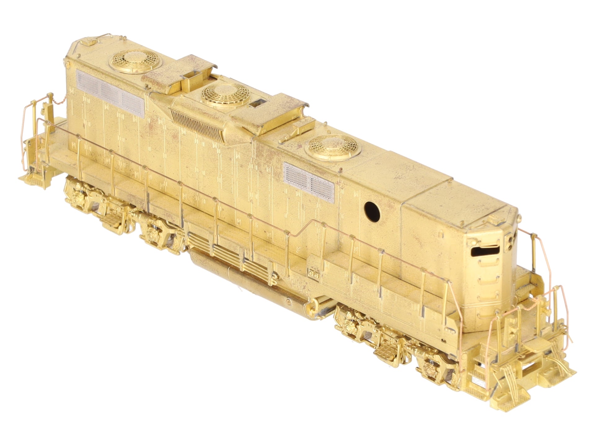 Overland 6216 HO BRASS UP GP-9B Diesel w/AI Research Turbocharger - Unpainted EX/Box