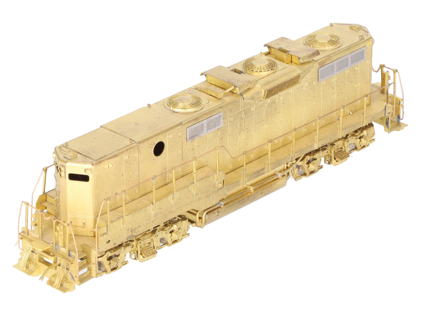 Overland 6216 HO BRASS UP GP-9B Diesel w/AI Research Turbocharger - Unpainted EX/Box