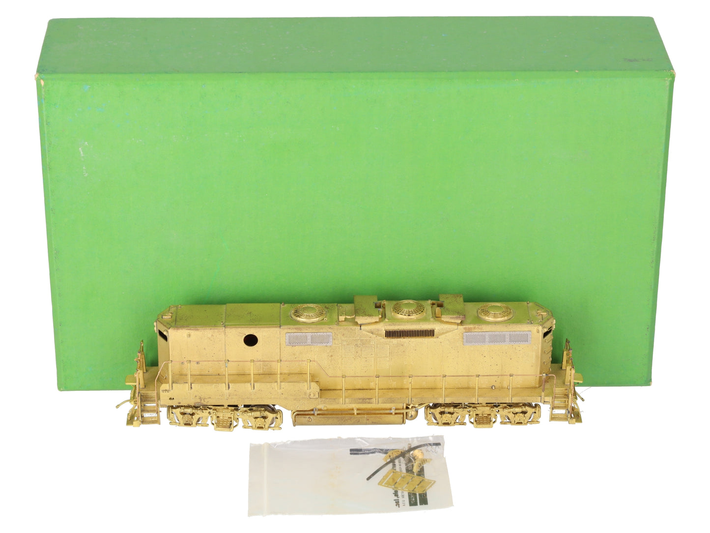 Overland 6216 HO BRASS UP GP-9B Diesel w/AI Research Turbocharger - Unpainted EX/Box