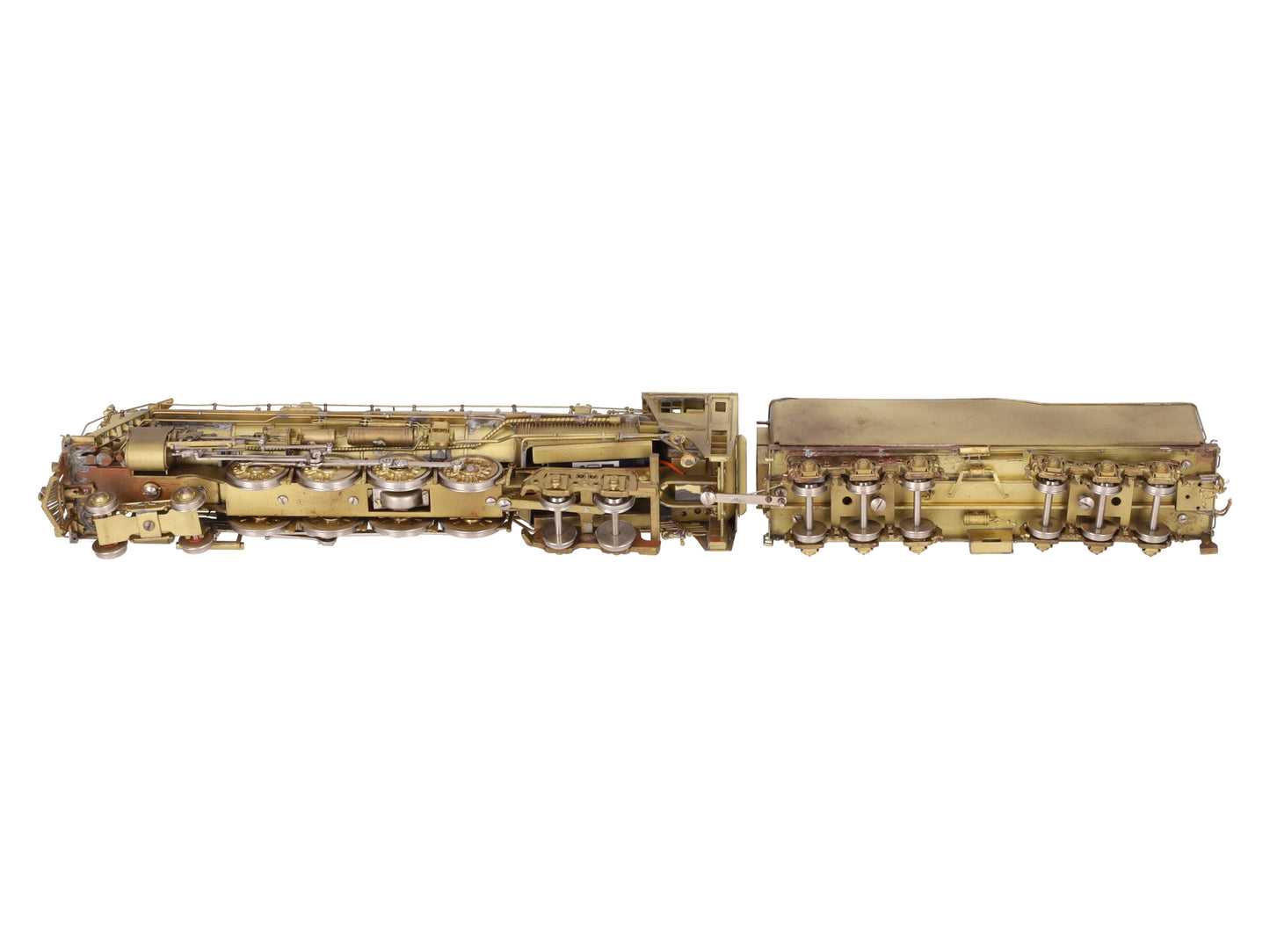 Key Imports HO Brass M-68 4-8-4 Northern Steam Locomotive w/ Tender - Unpainted EX/Box