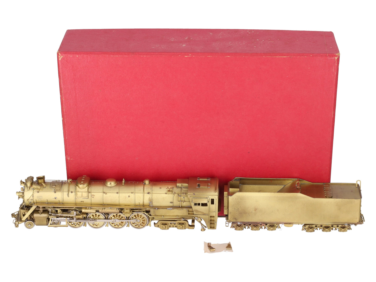 Key Imports HO Brass M-68 4-8-4 Northern Steam Locomotive w/ Tender - Unpainted EX/Box