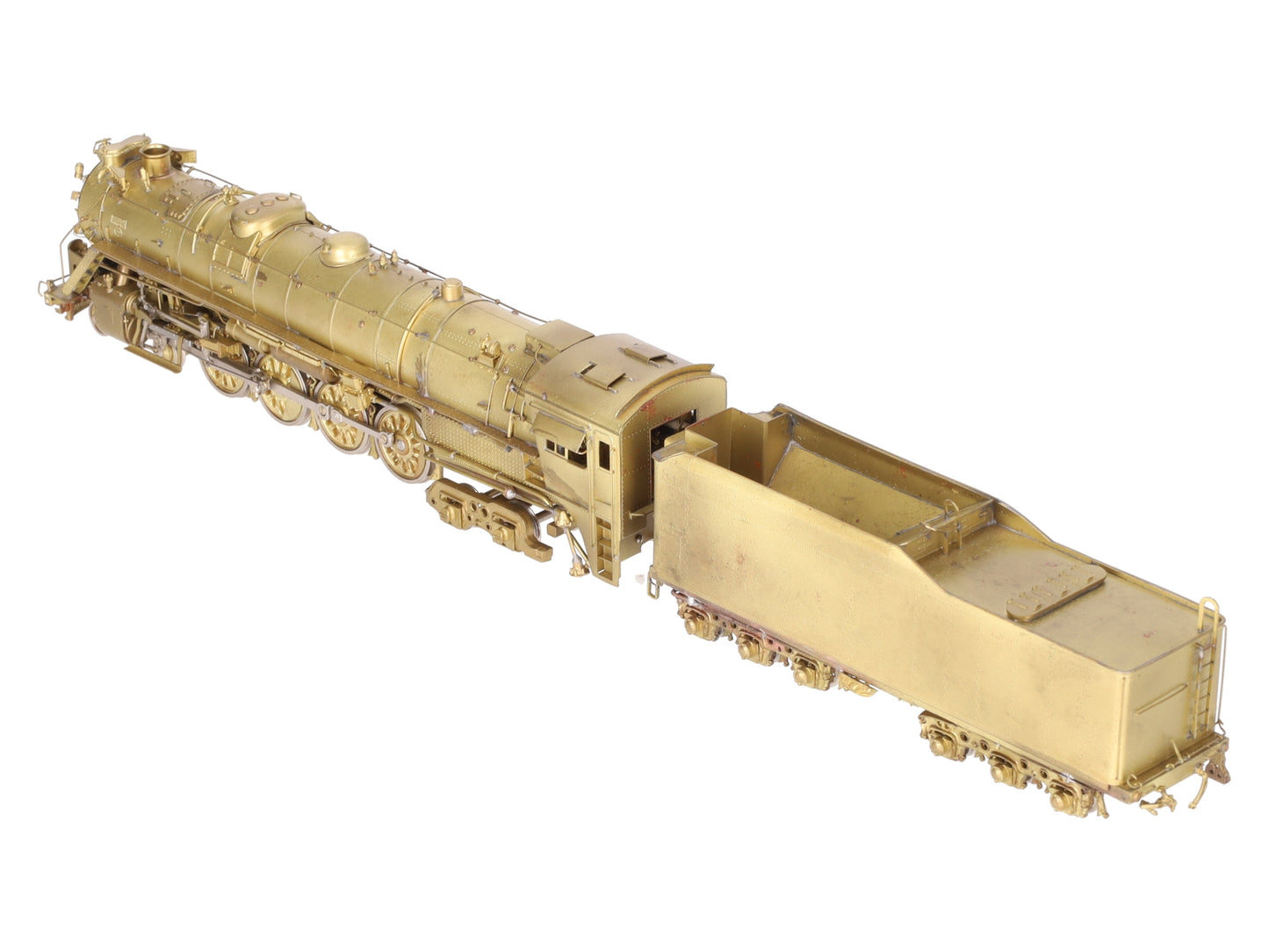 Key Imports HO Brass M-68 4-8-4 Northern Steam Locomotive w/ Tender - Unpainted EX/Box