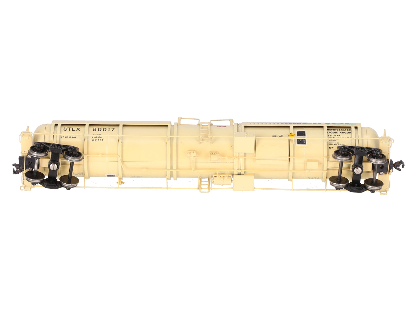 Overland 3167 HO BRASS Linde-Union Tank Liguid Arrgon Tank Car EX/Box