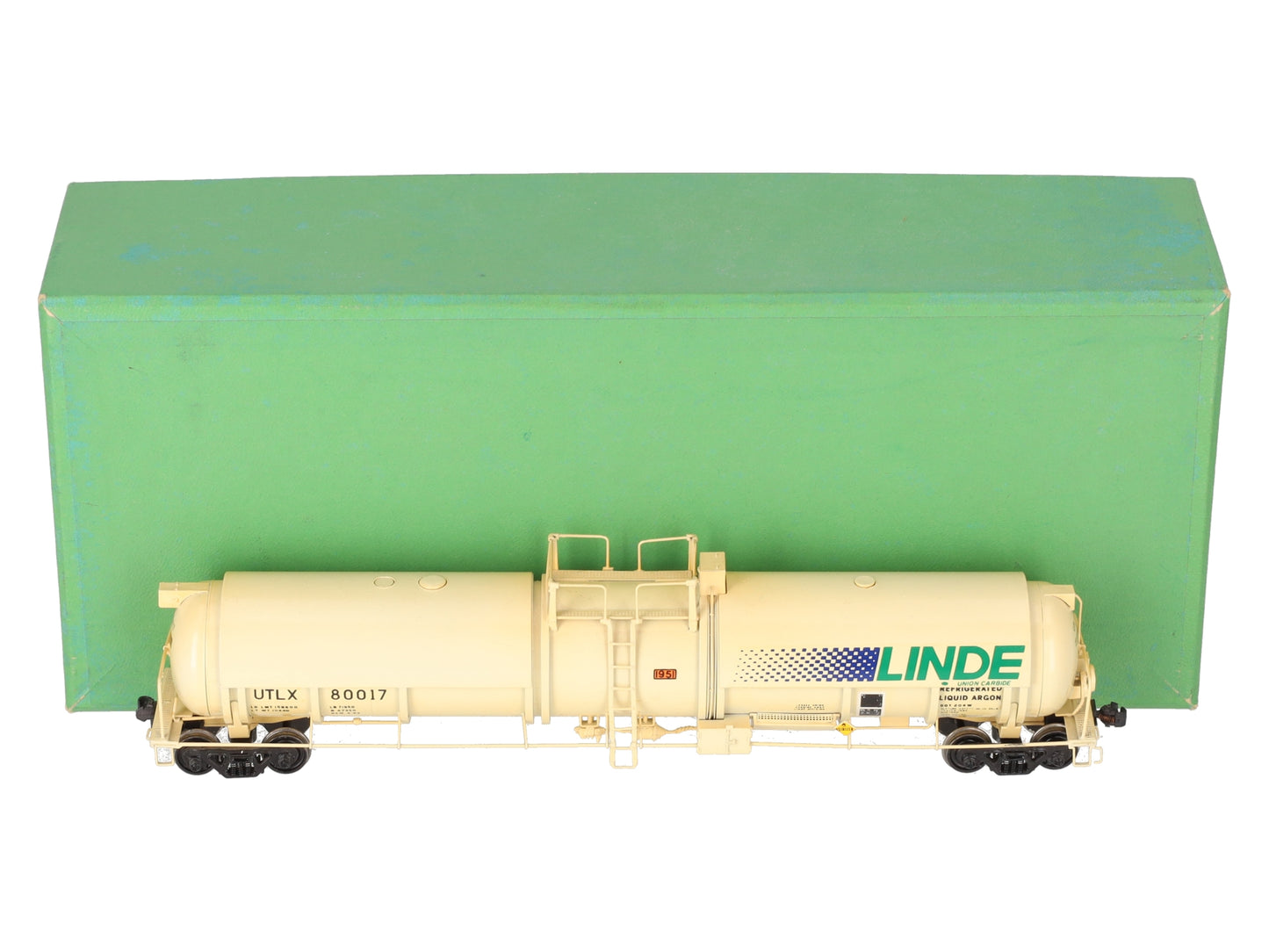 Overland 3167 HO BRASS Linde-Union Tank Liguid Arrgon Tank Car EX/Box