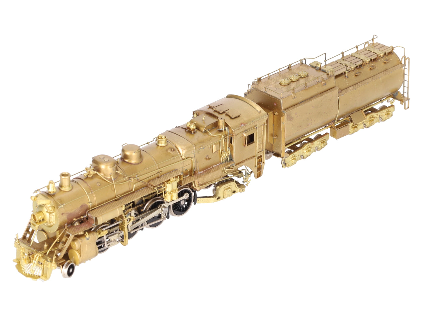 Van Hobbies HO BRASS CNR 2-8-2 S-2a Steam Locomotive & Tender - Unpainted EX/Box