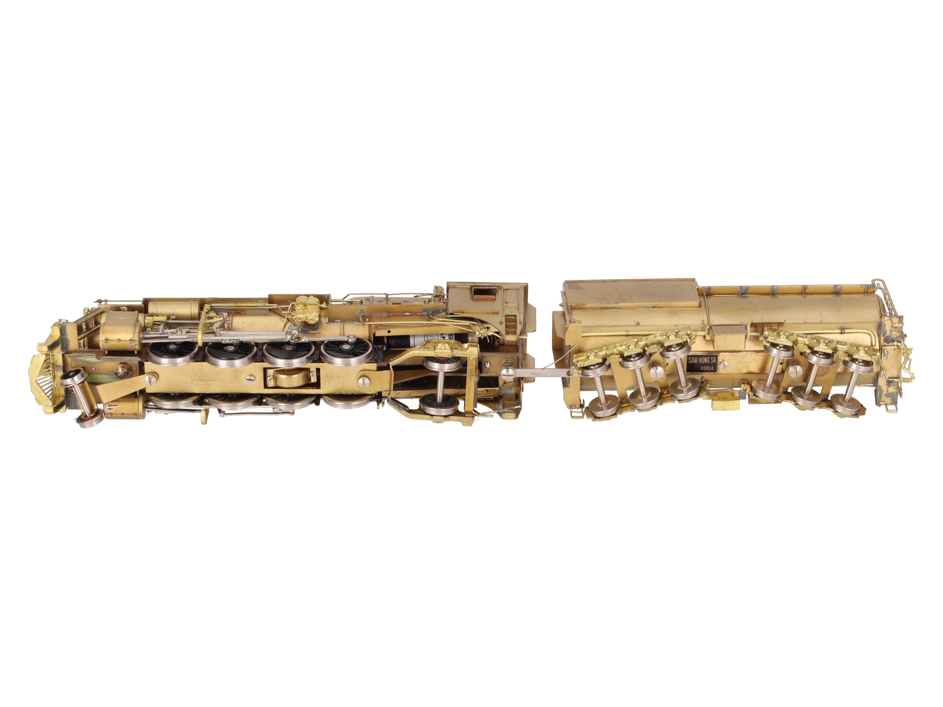 Van Hobbies HO BRASS CNR 2-8-2 S-2a Steam Locomotive & Tender - Unpainted EX/Box